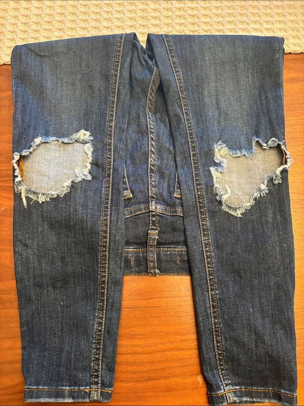 Free People Dark Blue Women’s Jeans - Classic Straight Leg